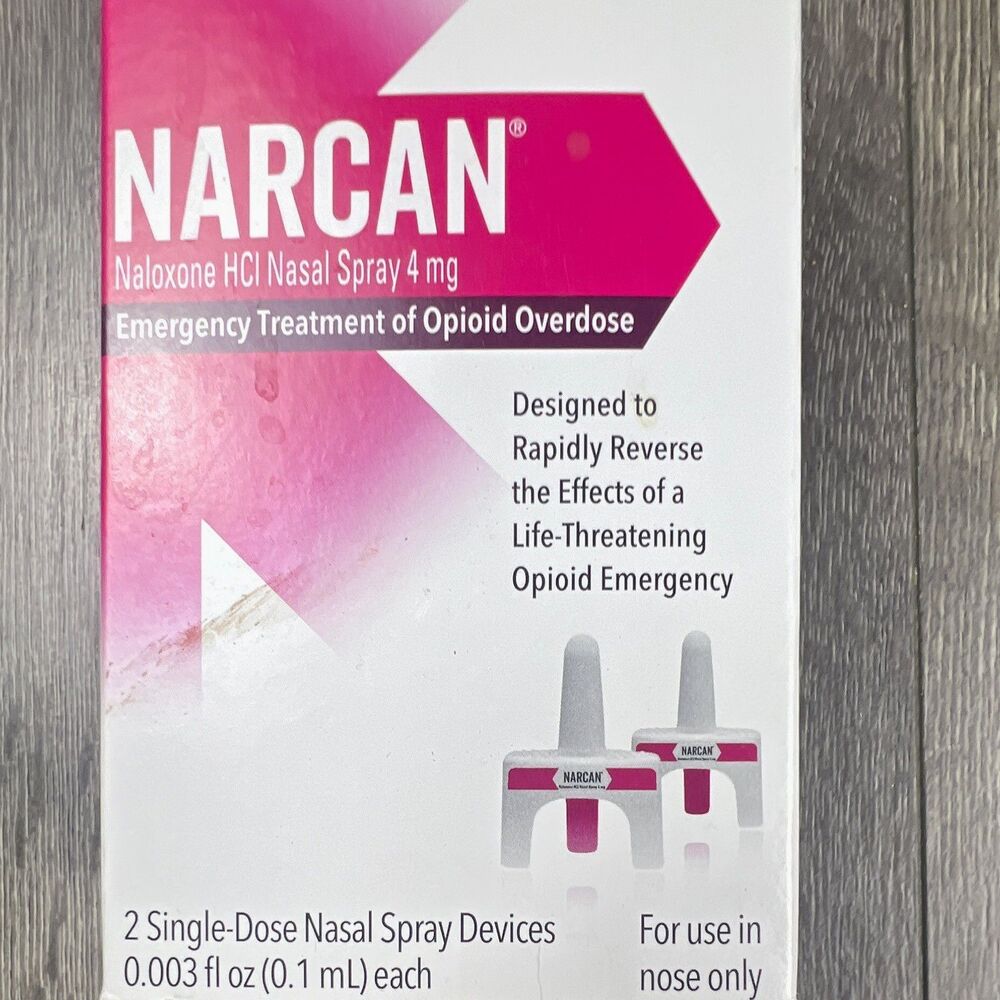 NARCAN Naloxone HCl Nasal Spray 4 mg, 2 Single-Dose Devices, 0.1 mL